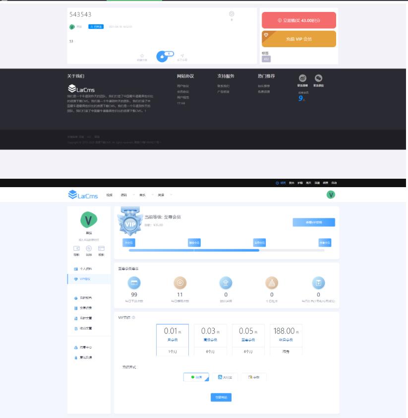 图片[4]-Larcms虚拟资源付费系统源码 全开源Larcms虚拟资源付费系统源码 全开源