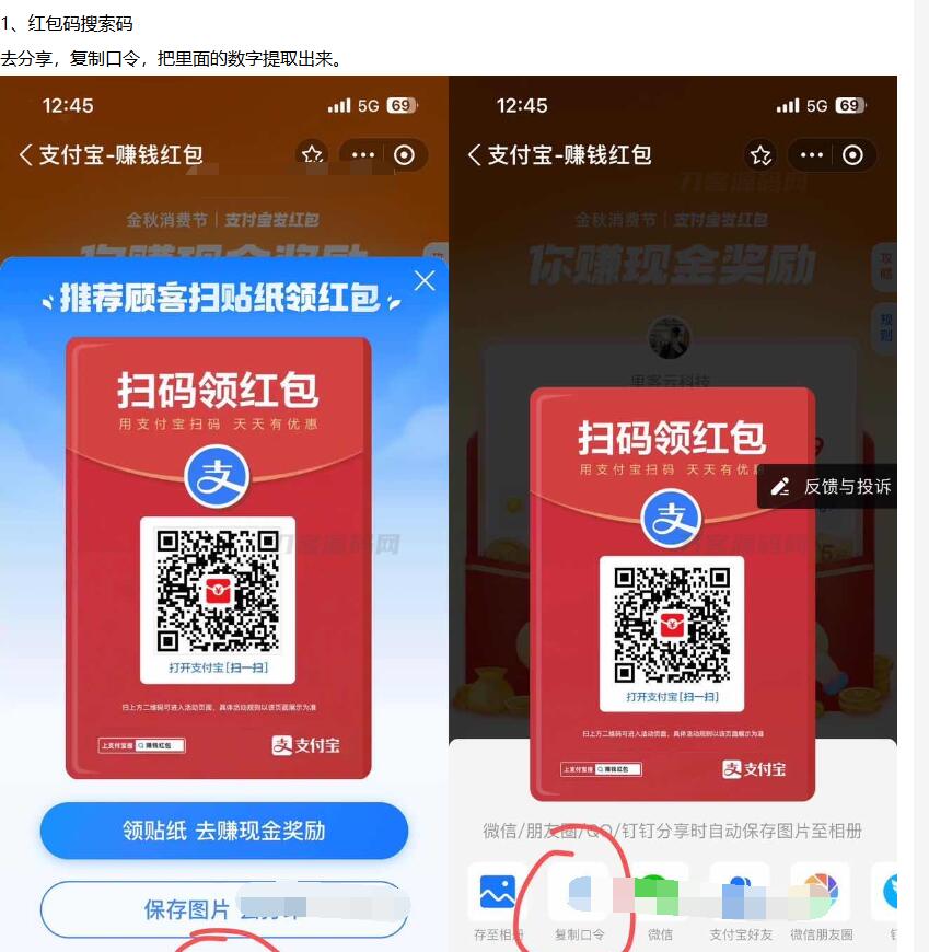 图片[4]-支付宝自动领取赏金 免复制口令网站源码