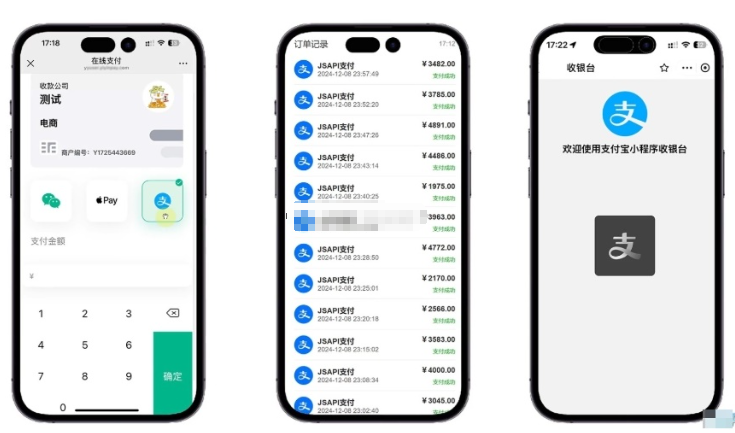 易支付 精美设计的支付收银台模板 门店收银管理系统 云支付收银台-开源源码