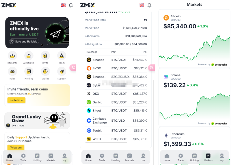 海外版AI量化区块链系统源码 UI精美