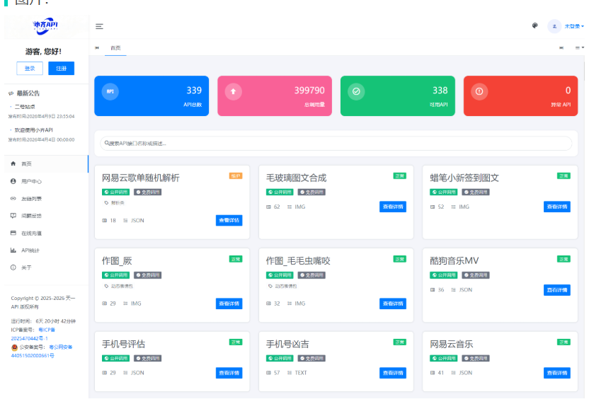 企业级API管理系统源码与API计费系统 最新稳定二开版-开源源码